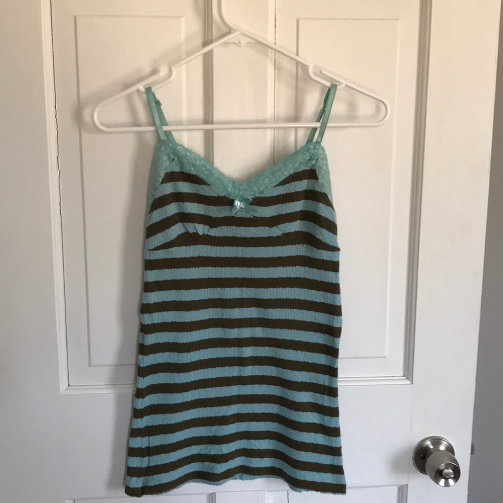 Free People Striped Tank Top